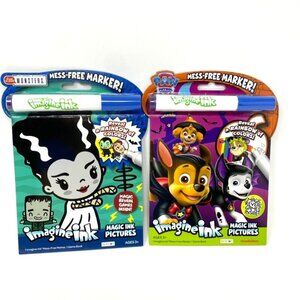 Imagine Ink Books 2 Pack Universal Monsters & PAW Patrol Halloween Activity